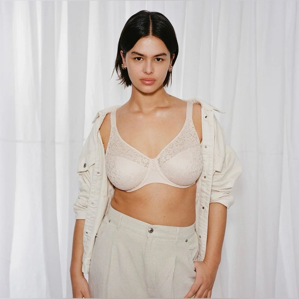 Chantelle Lace Norah Molded Underwire Bra Lingerie size 34D